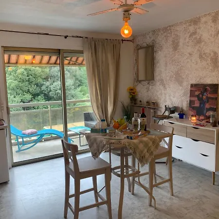 Luxurious In 450m From Sea With Terrace And Air Conditioning And Private Parking