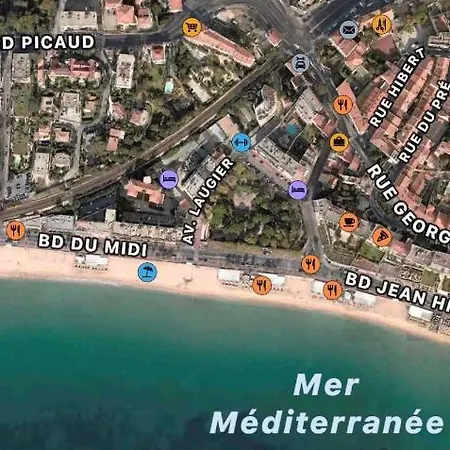 Apartment Luxurious In 450m From Sea With Terrace And Air Conditioning And Private Parking