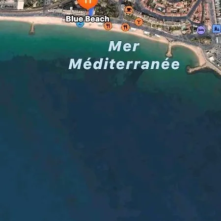 Luxurious In 450m From Sea With Terrace And Air Conditioning And Private Parking Cannes