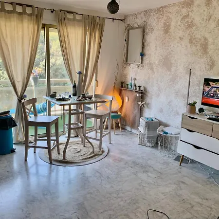 Apartment Luxurious In 450m From Sea With Terrace And Air Conditioning And Private Parking *