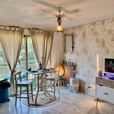 Luxurious In 450m From Sea With Terrace And Air Conditioning And Private Parking *
